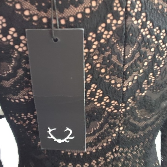 For Love & Lemons Woman's Rosalita Mini Lace Dress Size XS NWT - Picture 7 of 14